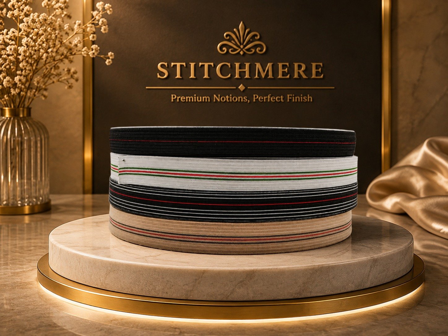 Stitchmere Premium Colorful Elastic