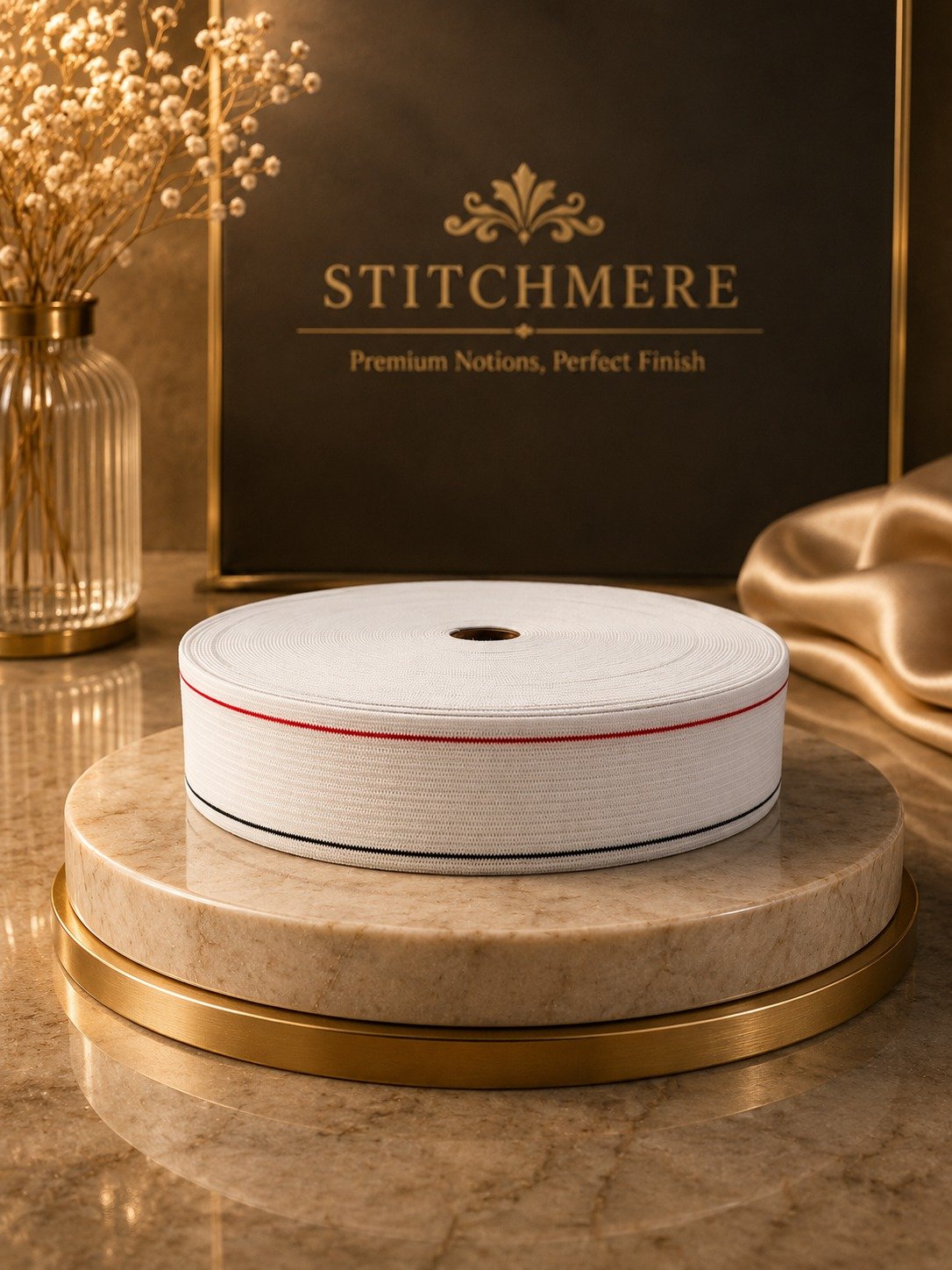 Stitchmere Premium White Elastic