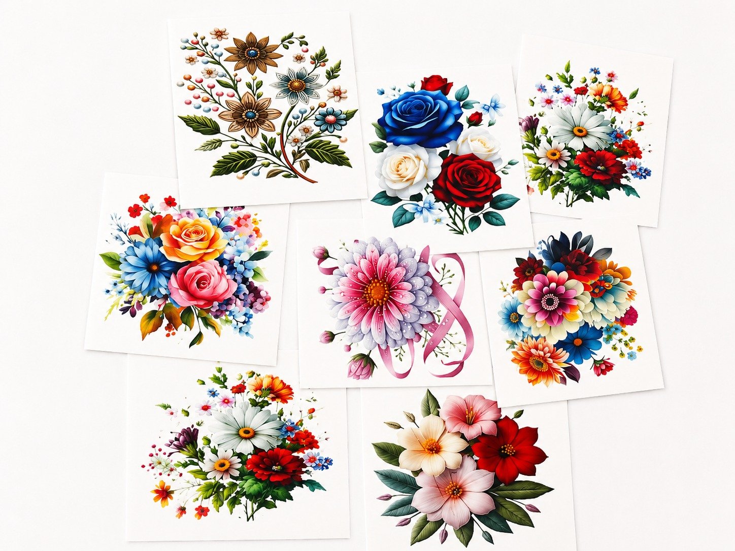 Floral Fabric Patches - Image 2