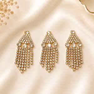 Golden Crystal Hanging Motif