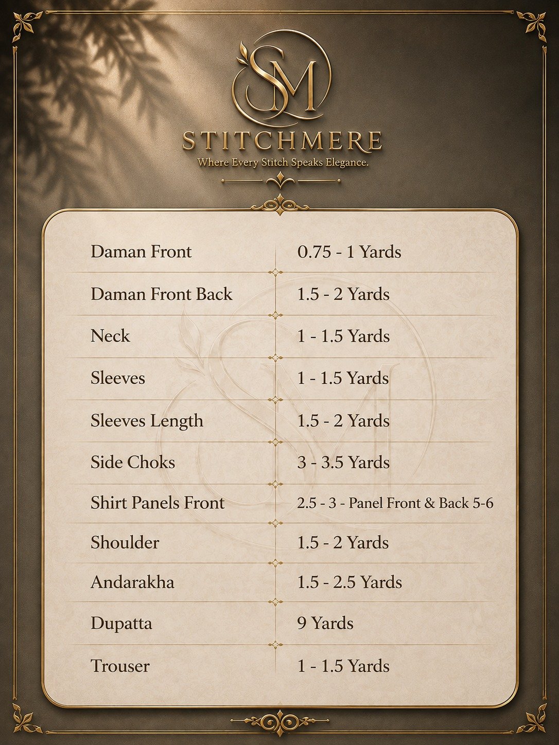 Size Guide