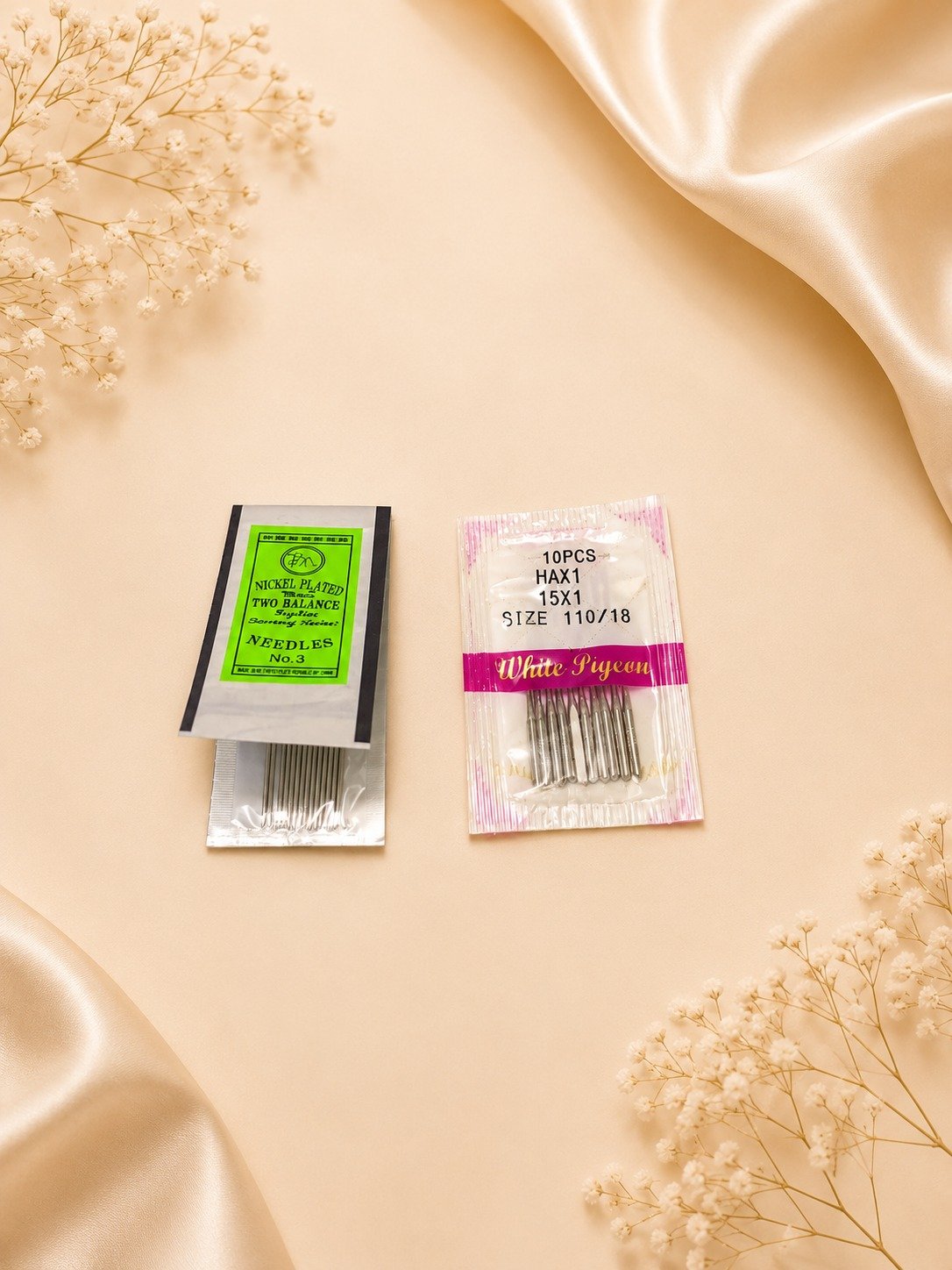 Nickel Plated Two Balance Needles – No. 3