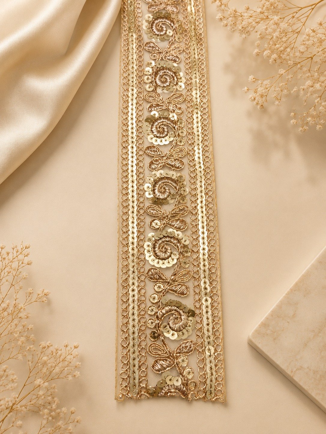 Premium Metallic Lace Trim Collection - Image 2