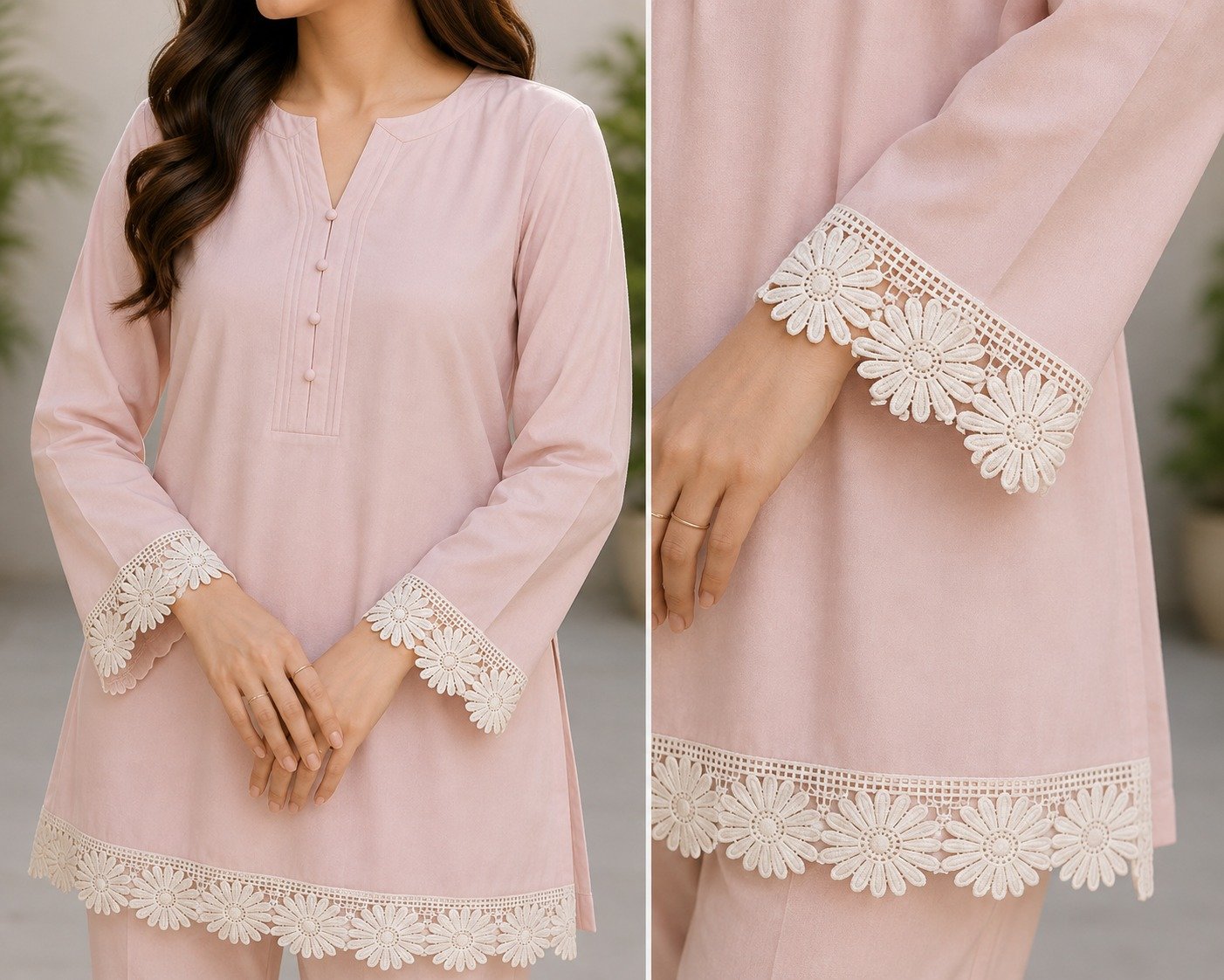 Elegant Daisy Floral Lace