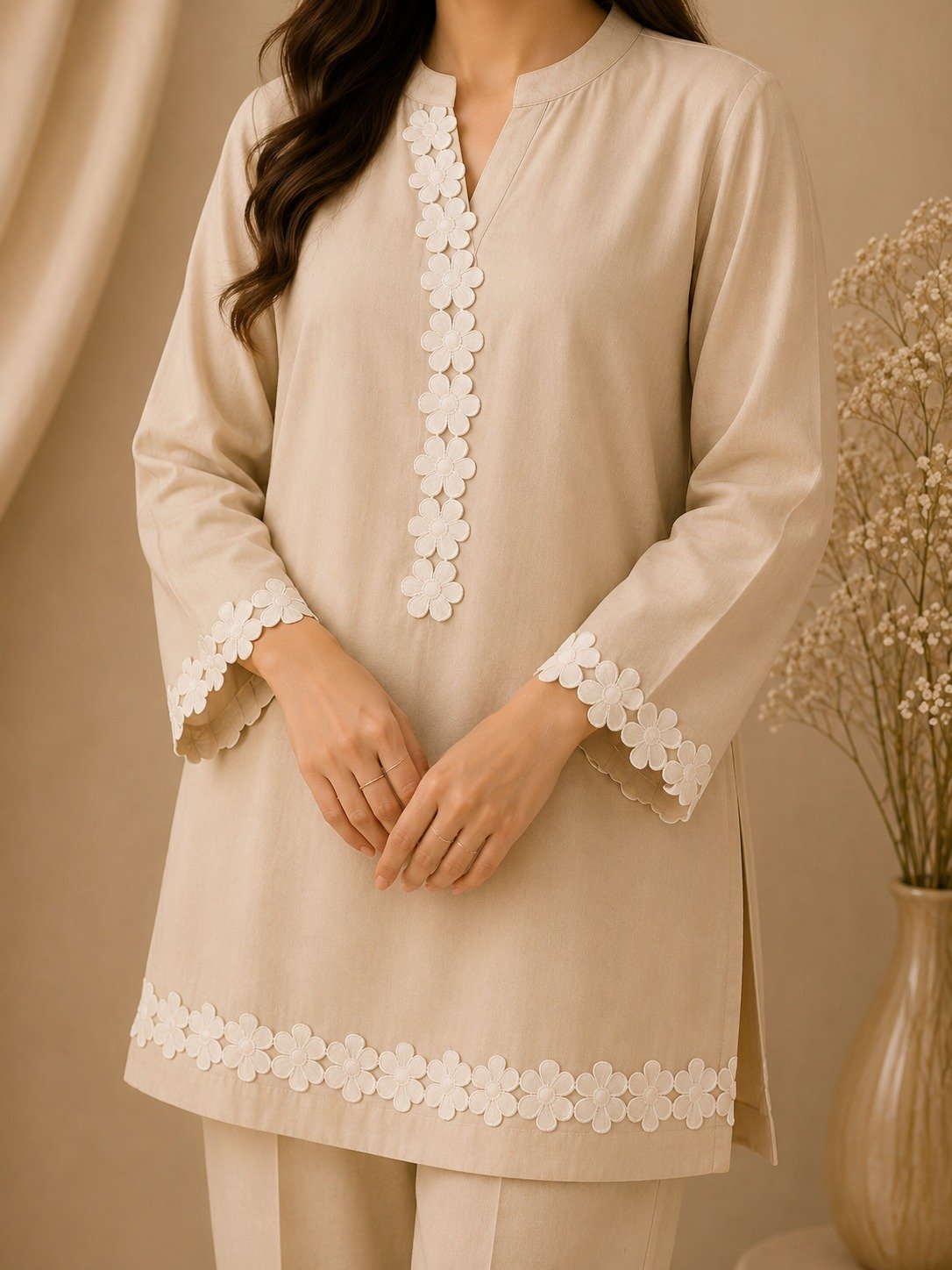 Classic Floral Chain Lace