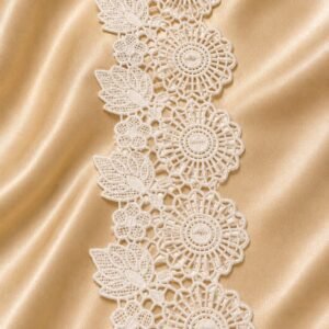 White Floral Crochet Lace Trim